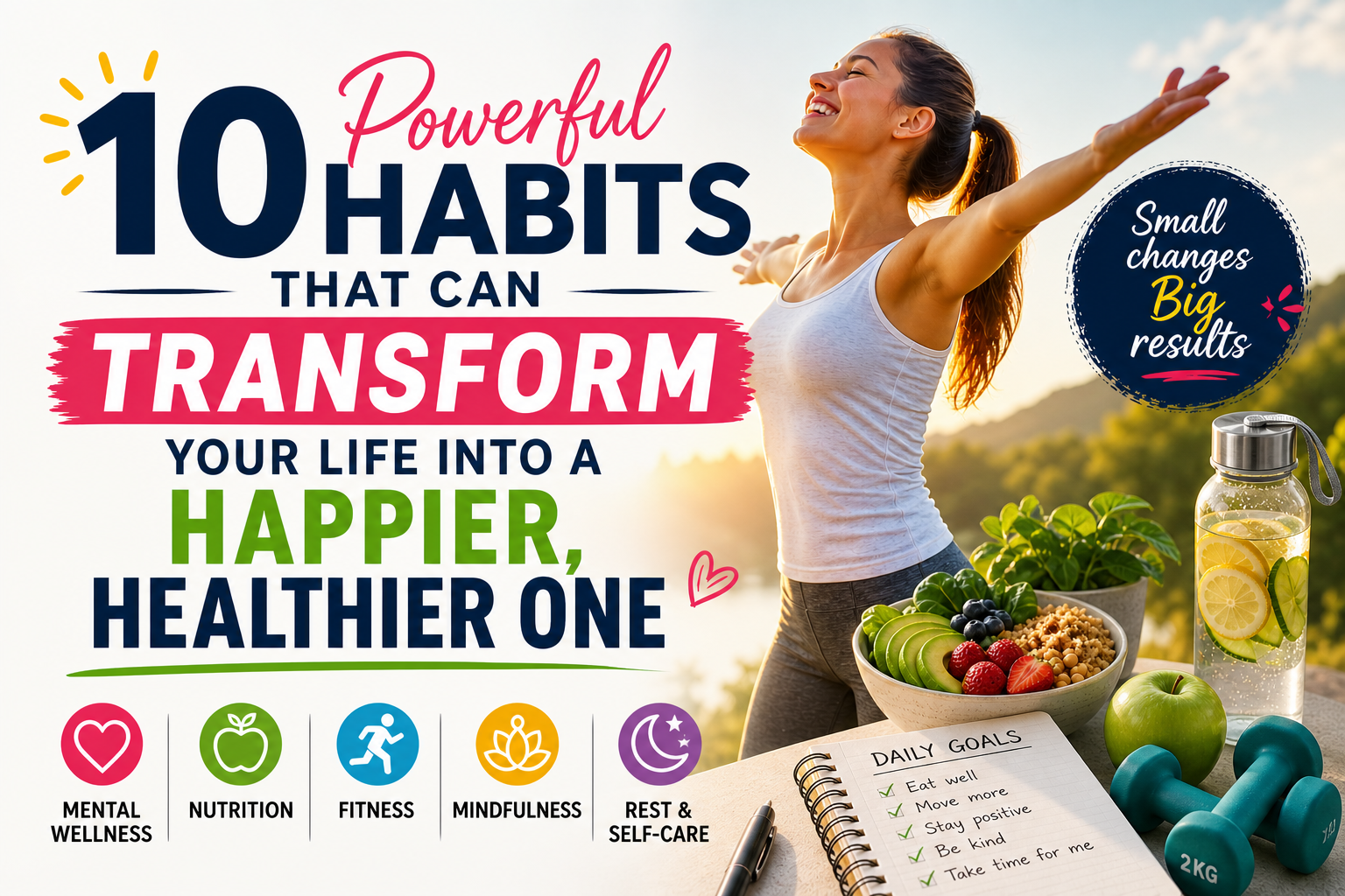 10 Powerful Habits That Can Transform Your Life Into a Happier, Healthier One